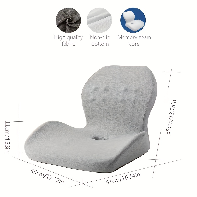 Memory Foam Lumbar Support Office Chair Support Car Seat Waist Support  Comfort For Back Pain Relief - Temu