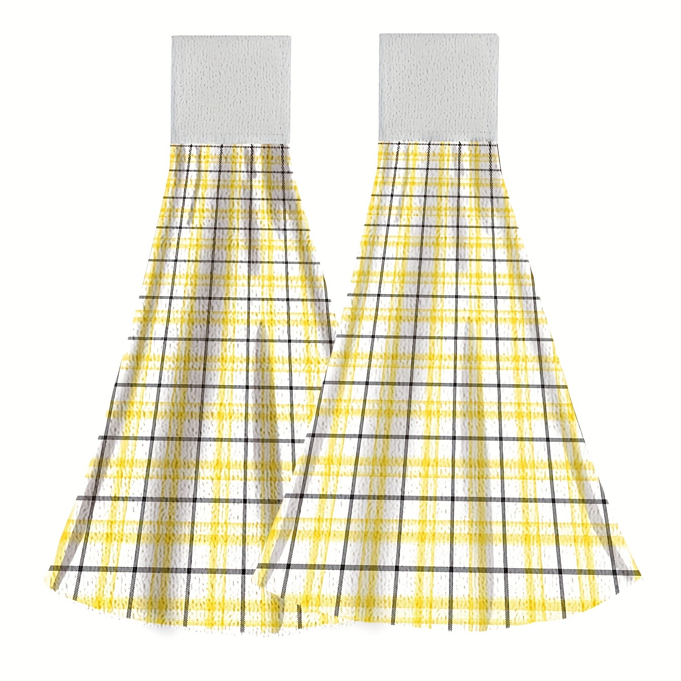 Plaid Pattern Fingertip Towels, Hanging Towel For Wiping Hands, Highly  Absorbent & Quick Drying Dish Towels, Hanging Tie Towel For Bathroom Kitchen,  Bathroom Supplies - Temu