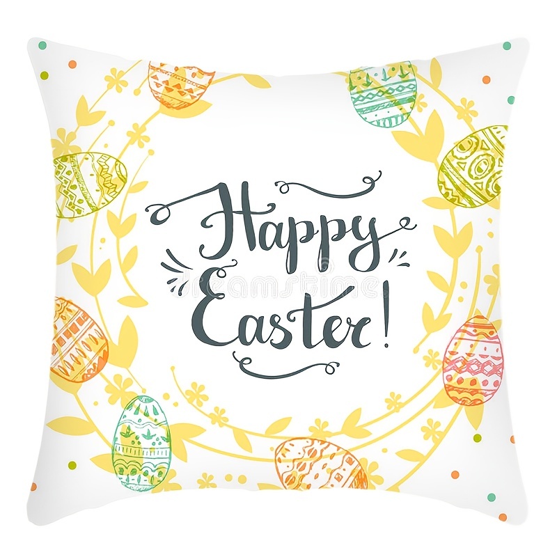 Throw Pillow Couch Bed Sofa, Home Spring Decoration, Bunny Easter