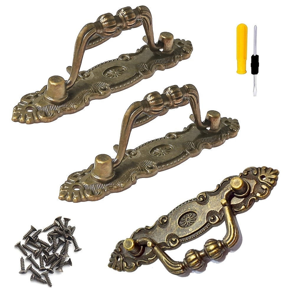 Vintage Furniture Handles Zinc Alloy Antique Cabinet Handles - Temu