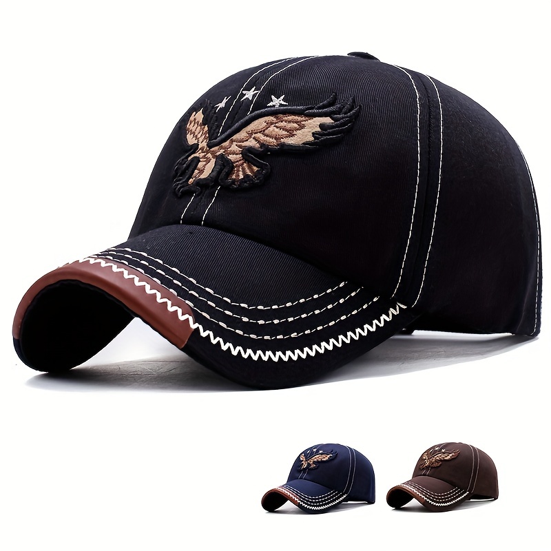 1pc Unisex Sunshade Breathable Baseball With Eagle Embroidery For Outdoor  Sport Ideal Choice For Gifts - Jewelry & Accessories - Temu Canada