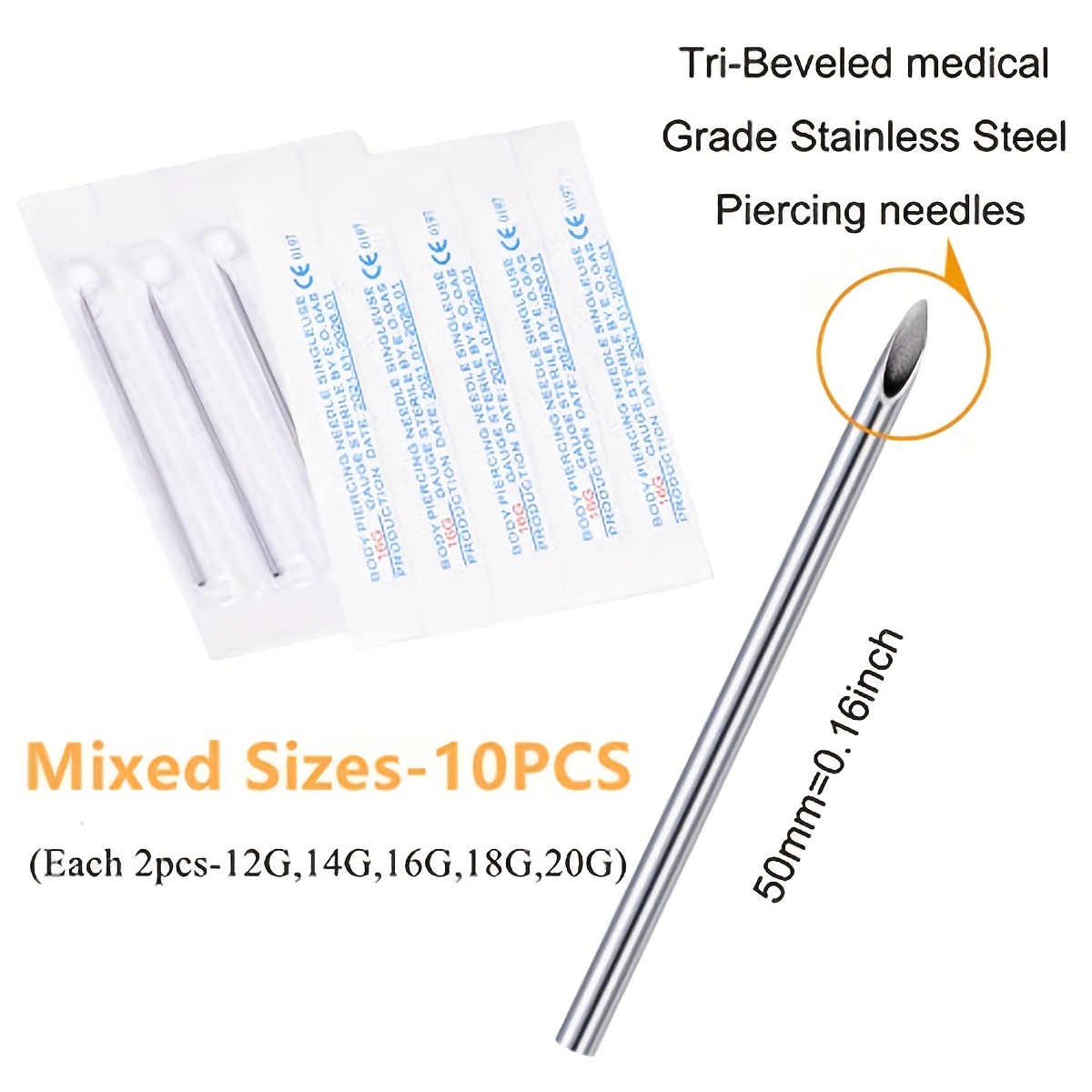 2 Piercing Needle Package – Tattoo Unleashed