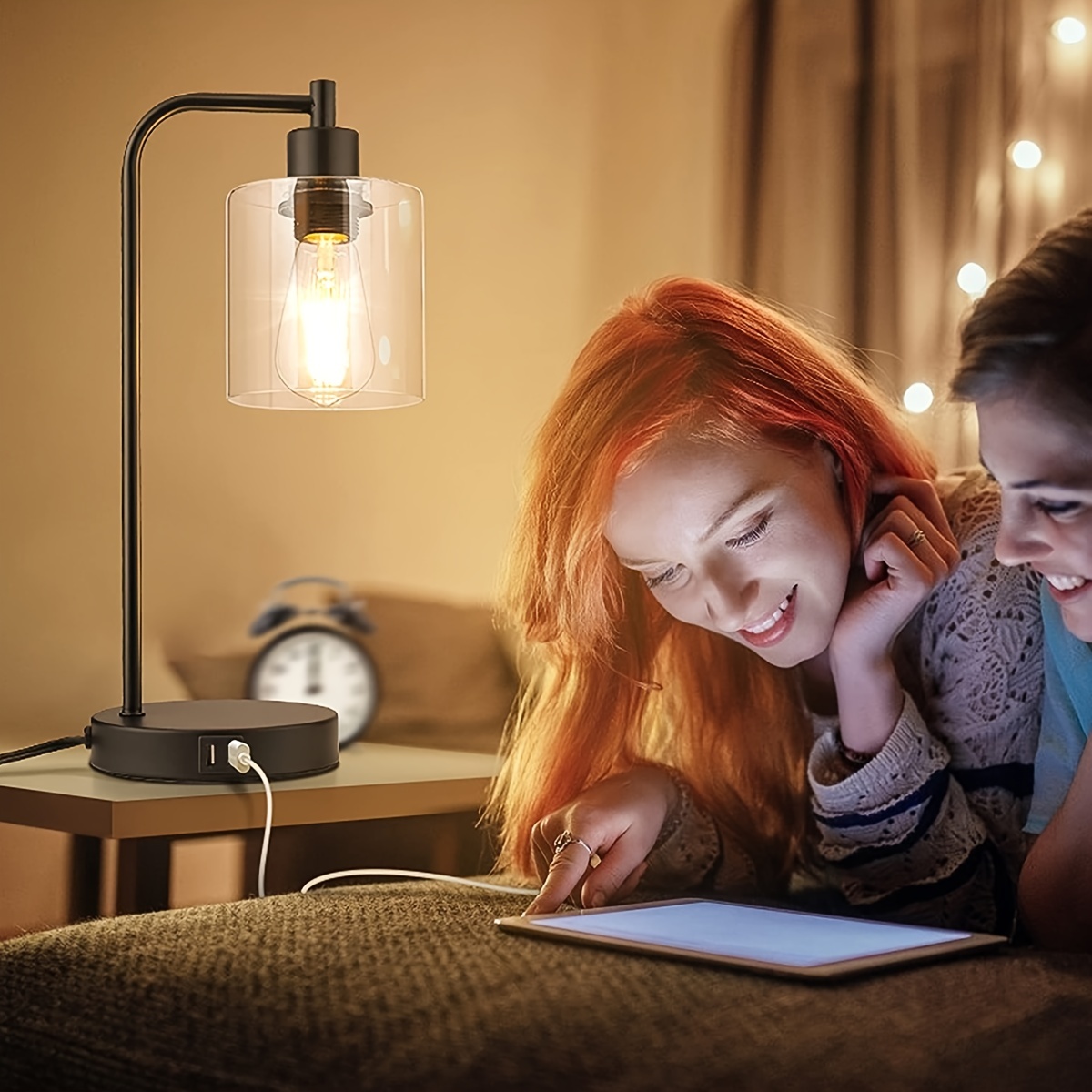 desk lamp with usb c port