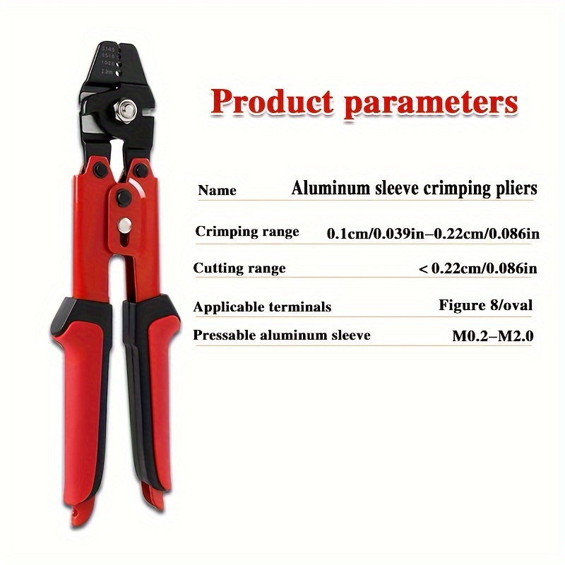 Aluminum Sleeve Wire Crimping Pliers Also Known Sea Fishing - Temu