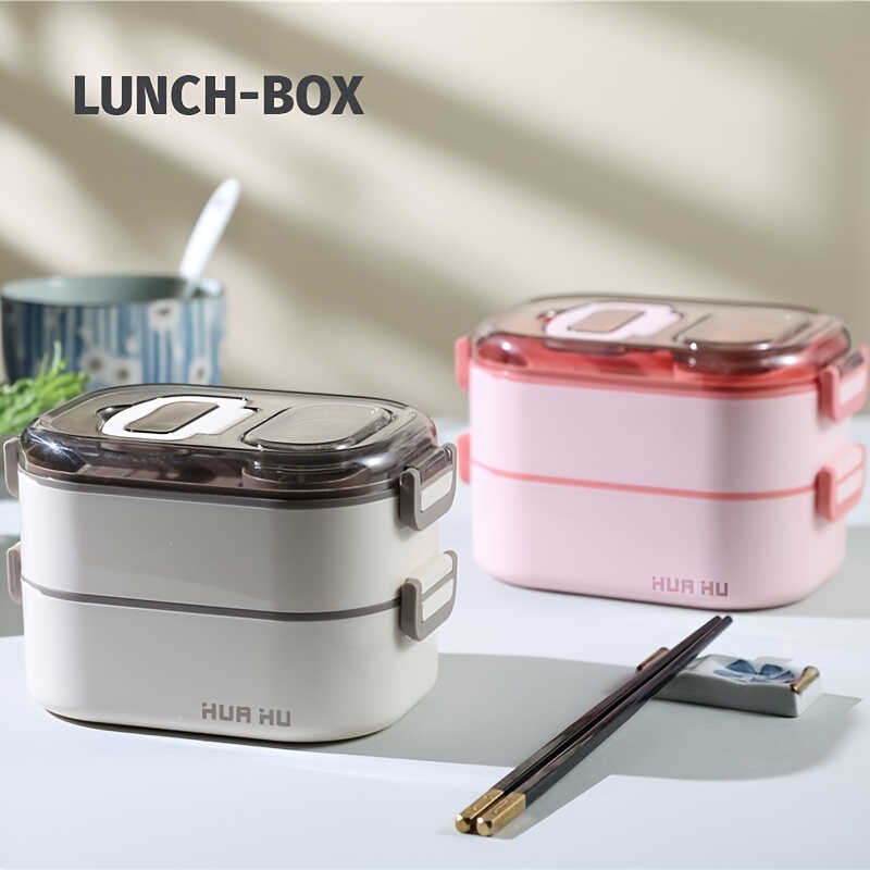 Thermal Lunch Box 1 Layer Stackable Hot Food Insulated Box Portable 304  Stainless Steel Round Lunchbox Sealed Food Containers Adult Kids Bento  Lunch