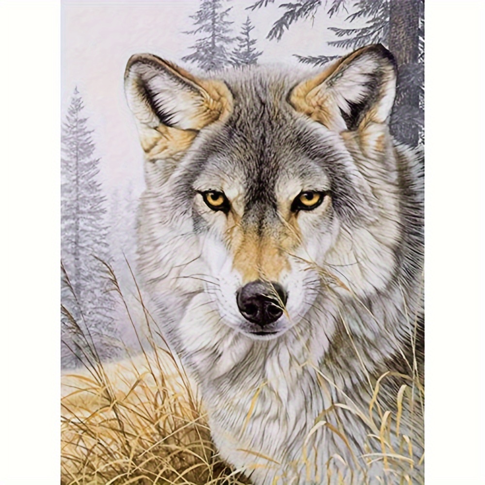 5D Diamond Painting Animal Special Shape Diamond Embroidery Forest