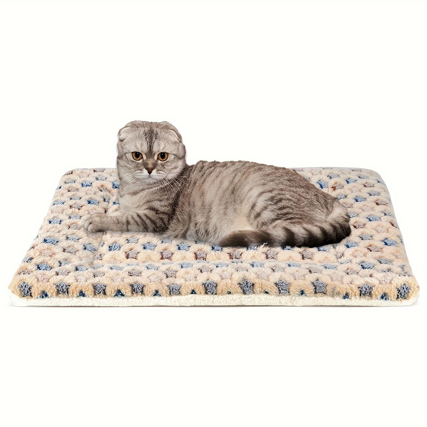 Dog Bed Mat Dog Crate Pad Washable Dog Mattress Pets Kennel Pad for Large  Medium Small Dogs and Cats, 30 x 20, 1/4 Thik Blue