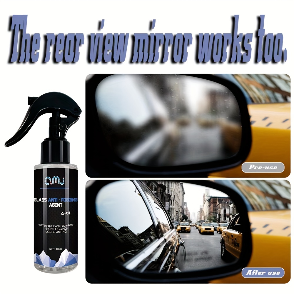 Car Glass Anti fog Rain Repellent Windshield Rearview Mirror - Temu