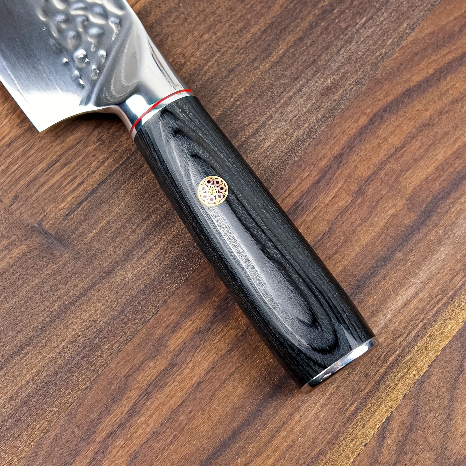 Forged Kitchen Knife Hammer Pattern Small Kitchen Knife - Temu