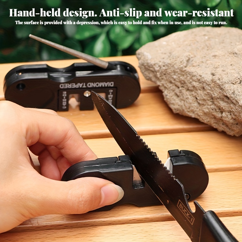 1pc Carry On Edc Knife Sharpening Tool Multifunctional Outdoor Portable  Multifunctional Tungsten Steel Knife Sharpener Knife Sharpening Stick -  Industrial & Commercial - Temu