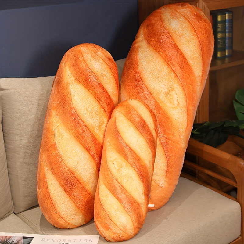 Bread Pillow Funny Pillows Giant Bread Pillow Bread Body Pillow 3D  Simulation Bread Shape Pillow Loaf of Bread Pillow Butter Toast Bread Food  Cushion