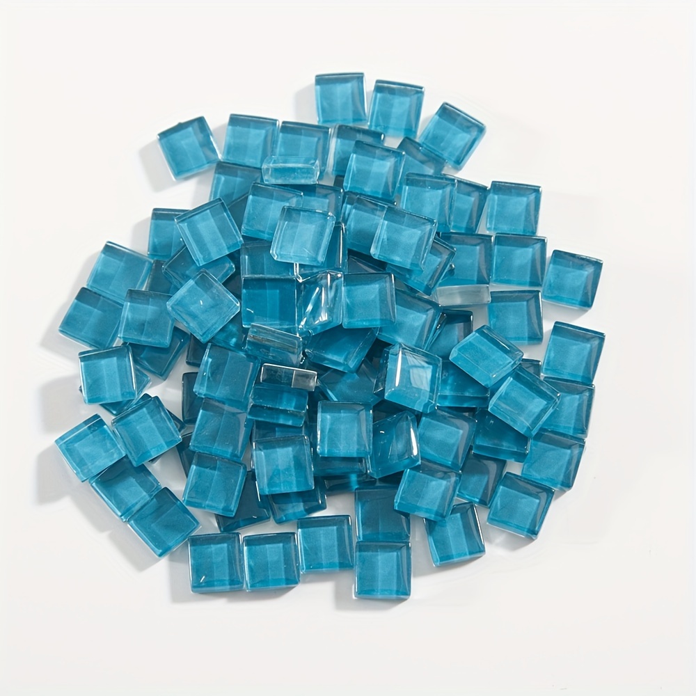 Teselas de vidrio Azul Brillante 250 Und. Aprox.