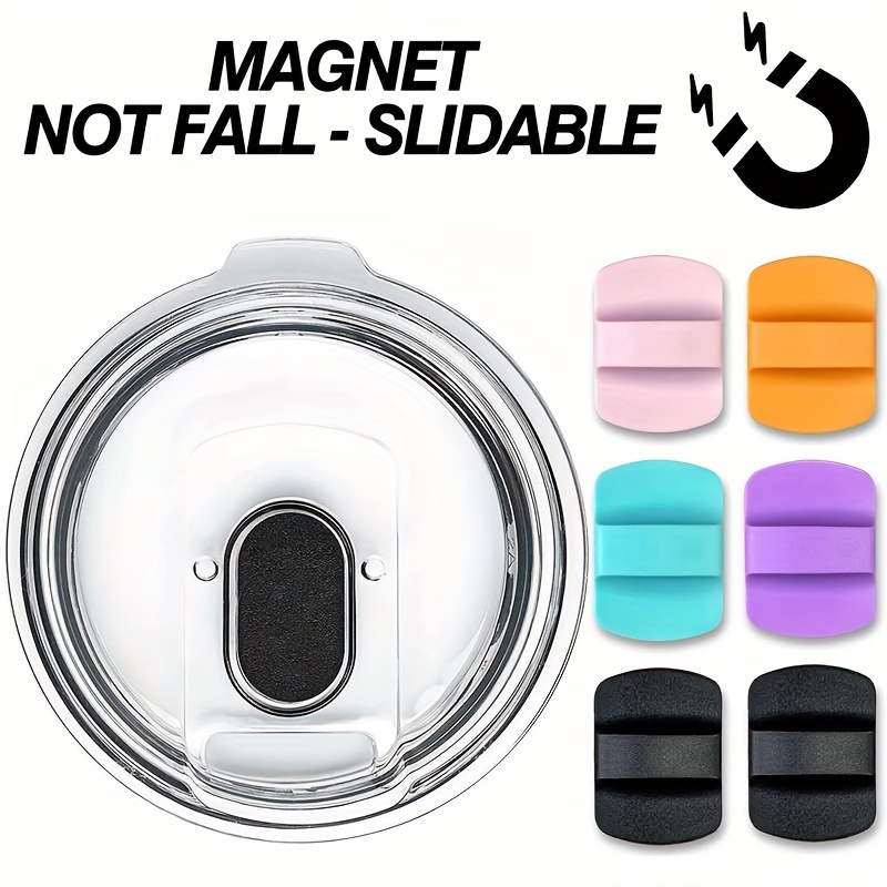 2pcs Magnetic Spill Proof Tumbler Lid 30oz Tumbler Water Cup Lid Cups Magnet  Cover Mug Bottles Lid