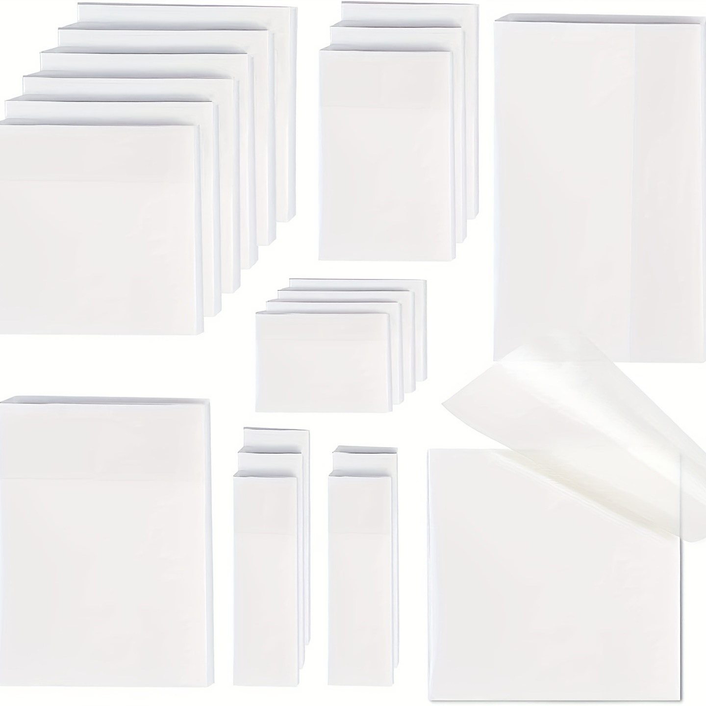  Papel adhesivo impermeable transparente para imprimir láser,  8.5 x 11 pulgadas, 25 hojas, solo para impresoras láser, etiquetas en línea  : Productos de Oficina