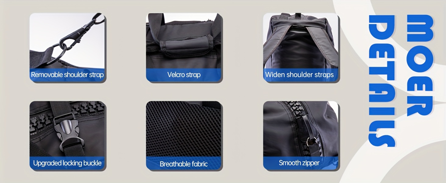 Large Capacity Gym Bag for Women And Men, Travel Handbag with Shoe Compartment, Sports Tote Bag, Sports and fitness bag, outdoor sports bag