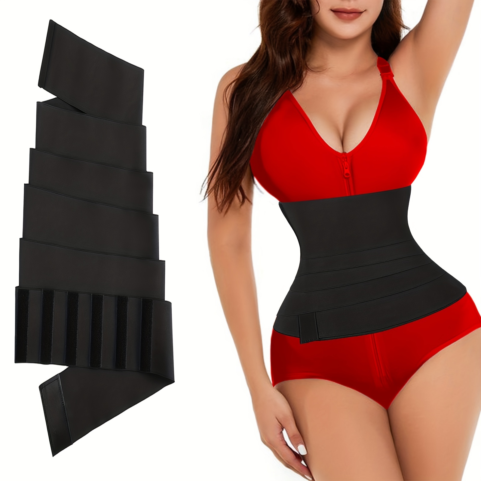 Waist Trainer Women Waist Trimmer Lower Belly Fat Plus Size - Temu