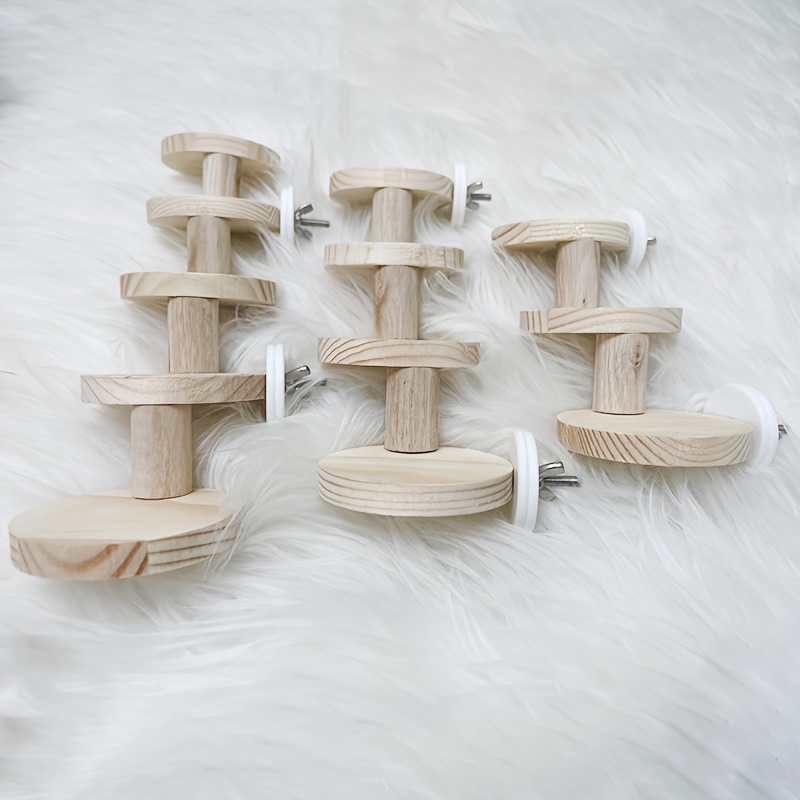 Parrot Climbing Ladder Solid Wood Stairs for Bird Toy