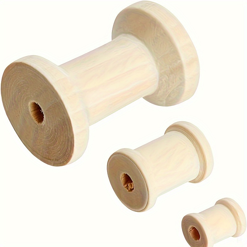 Diy Handmade Jewelry Accessories Wooden Winding Spools Log - Temu