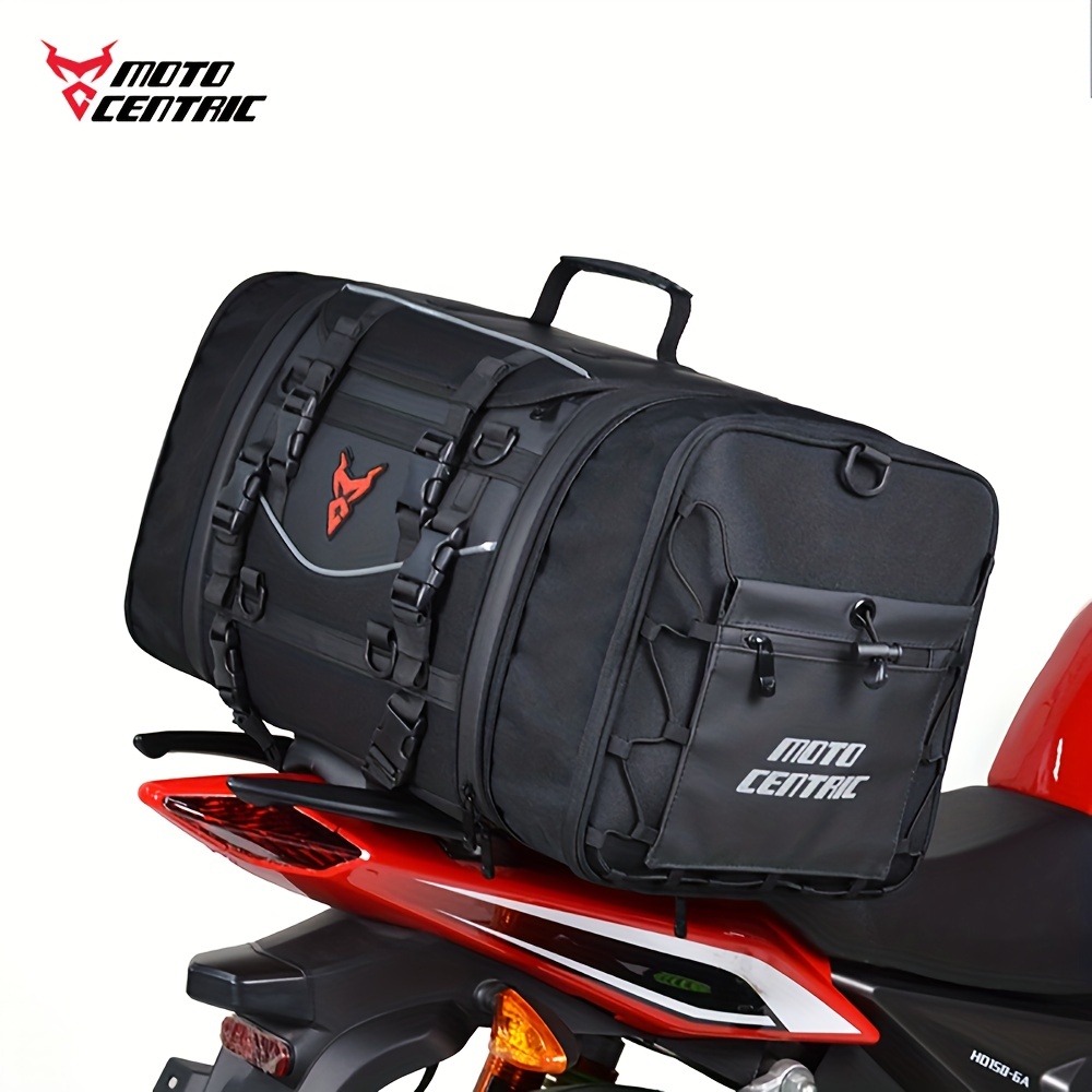 Motorcycle Bag, Hanging Bag, Large Capacity Motorcycle Bag, Leather  Motorcycle Luggage Bag, Universal Motorcycle Accessories - Temu