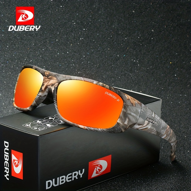 Dubery Men's Vintage Polarized Sunglasses, Unisex Retro Square Sunglasses -  Temu