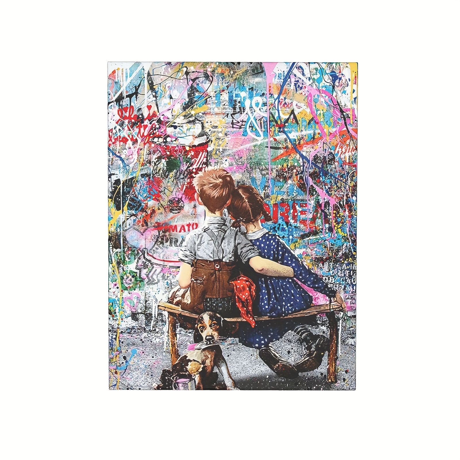 Due Simpatici Bambini Nudi Dipinti Ad Olio Su Tela Graffiti Street Art  Poster Stampe Moderne Divertenti Immagini A Parete Soggiorno Home  Decora2555740 Da 10,66 €