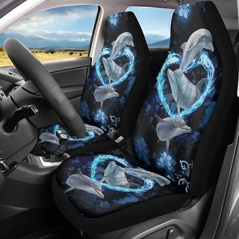 Heart Whale Car Seat Cover Protector Universal Vehicle - Temu