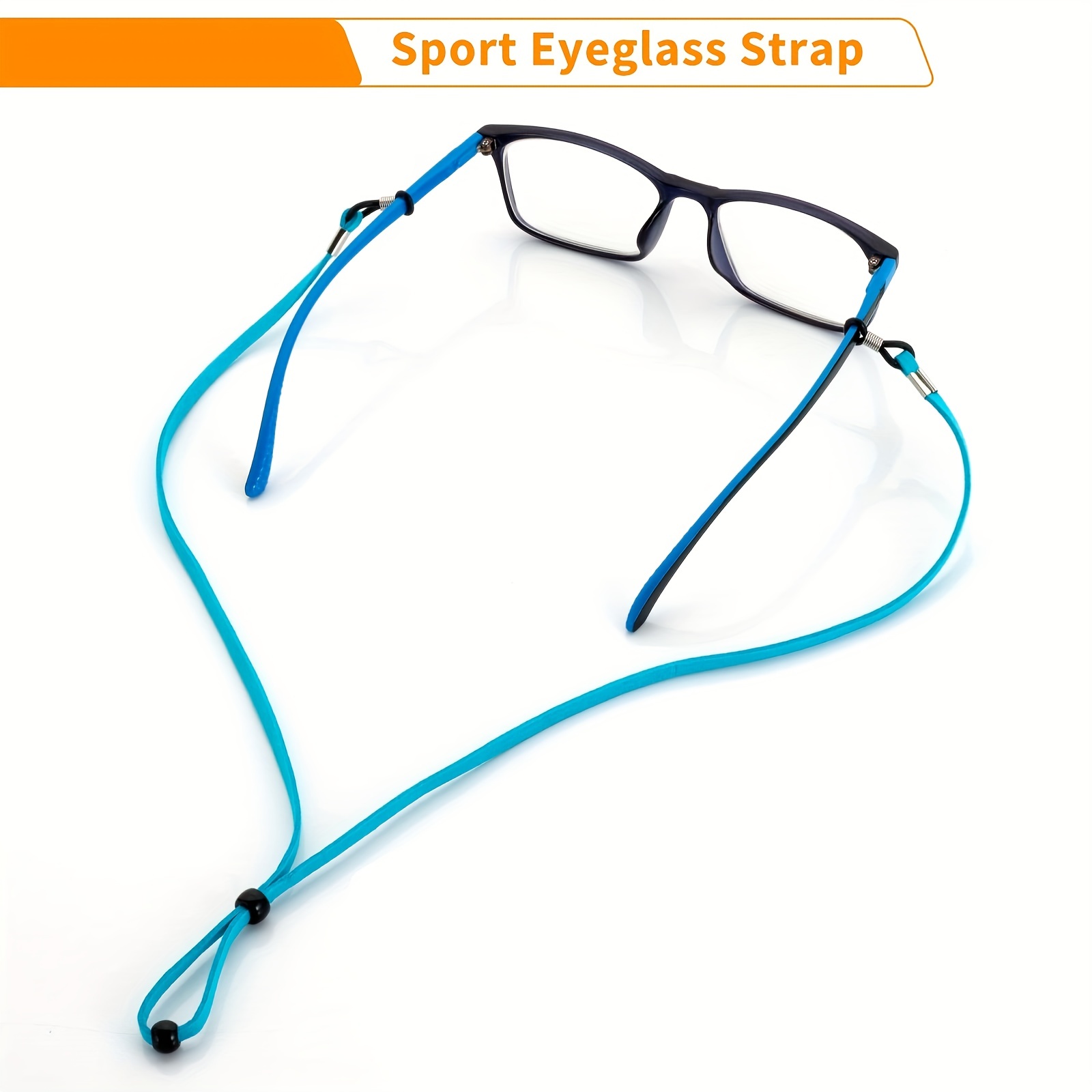 12pcs Premium Leder Brillenriemen, Anti-Rutsch-Brille Ketten Lanyard,  verstellbare Brillenhalter, Sport Sonnenbrille Retainer Holder Strap für  Männer A