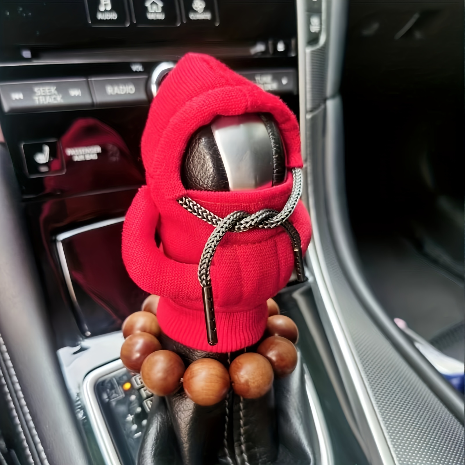1pc Hoodie Design Cover For Shifter Knob, Creative Car Gear Handle Cover,  Handle Decor, Knob Hoodie Shift Knob Hoodie Cover, Manual Or Automatic