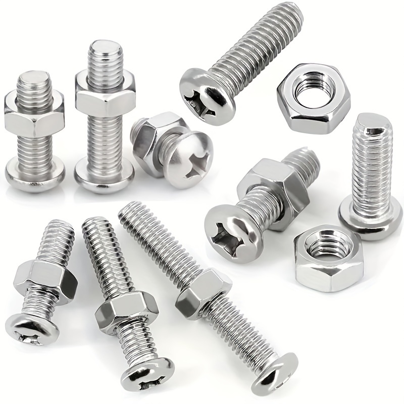M1.6 Phillips Pan Head Machine Screws A2 Stainless Steel Thread Length 3 to  12mm,Pack 100-piece (M1.6 x 12mm) : : Tools & Home Improvement