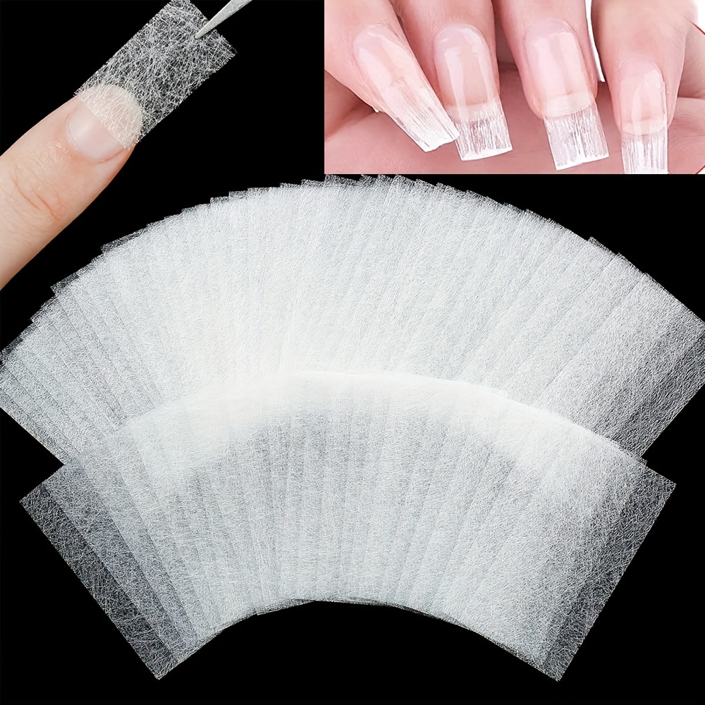 

Nail Extension Silk Fiberglass Non-woven Silks Form Wrap Manicure Building Uv Gel French Acrylic Tips Nails Art Tool