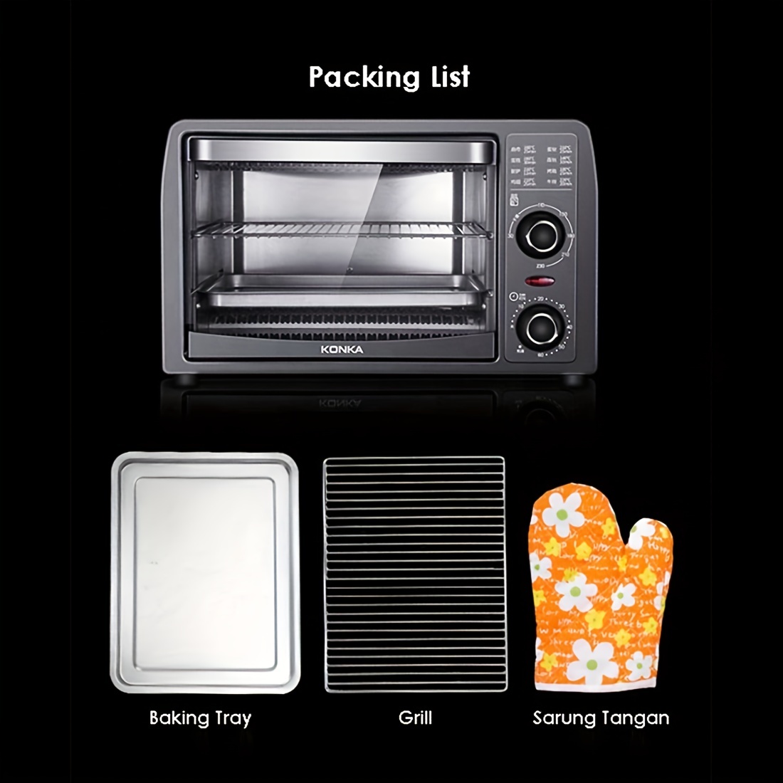  Multi-Function Electric Oven,Home Baking Small Oven 70