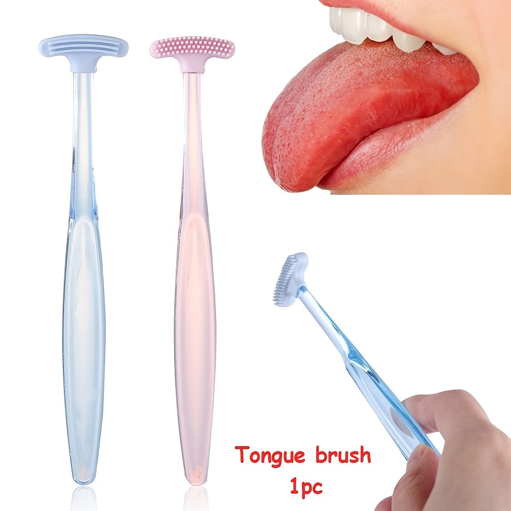 Double sided Silicone Tongue Cleaner: Get A Fresher - Temu