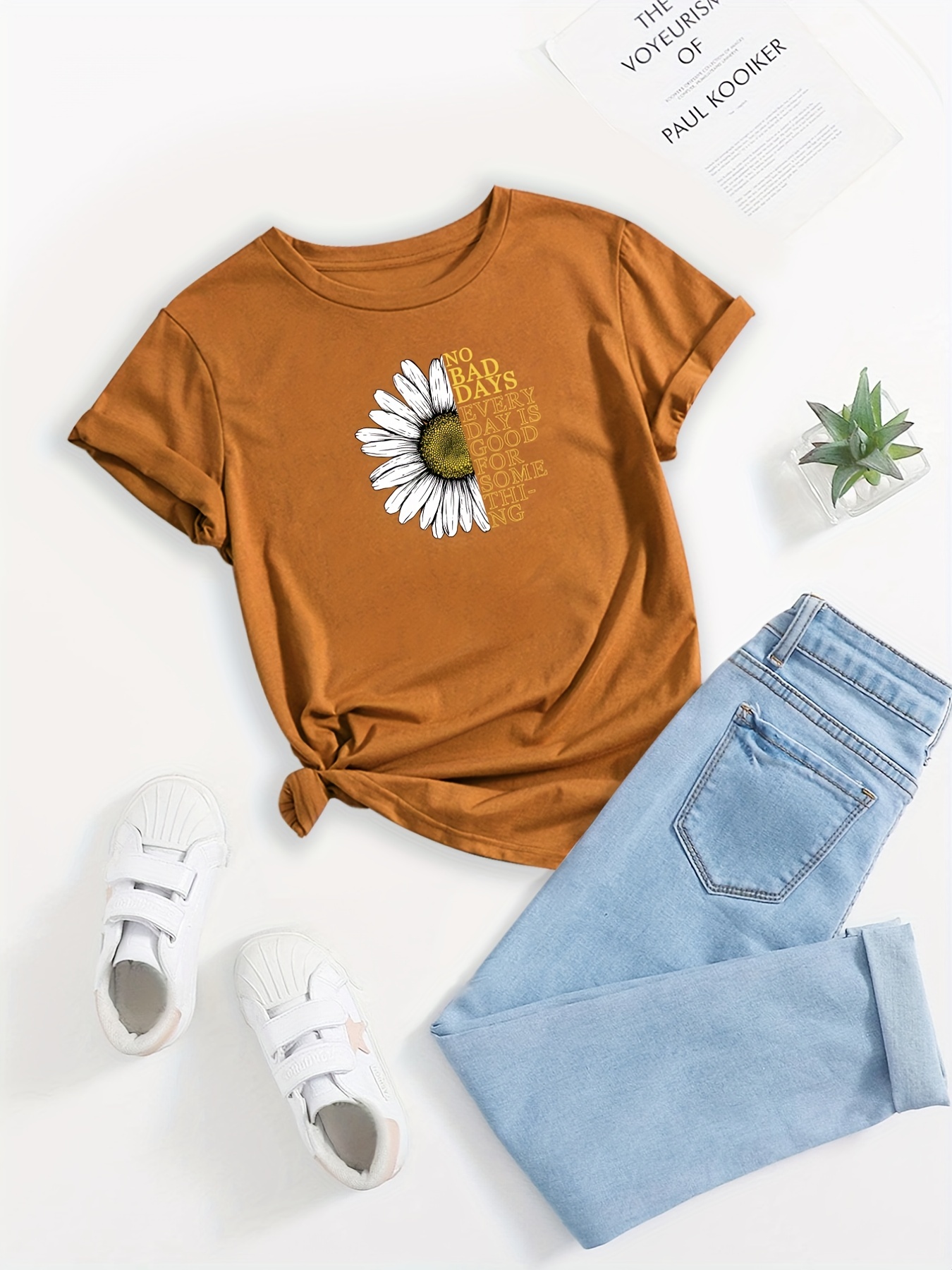 HAPIMO Savings Shirts for Women Sunflower Graphic Print Crewneck Tee Shirt  Casual Comfy Pullover Tops Short Sleeve Teen Grils Fashion Clothes Womens  Summer Tops Black M 