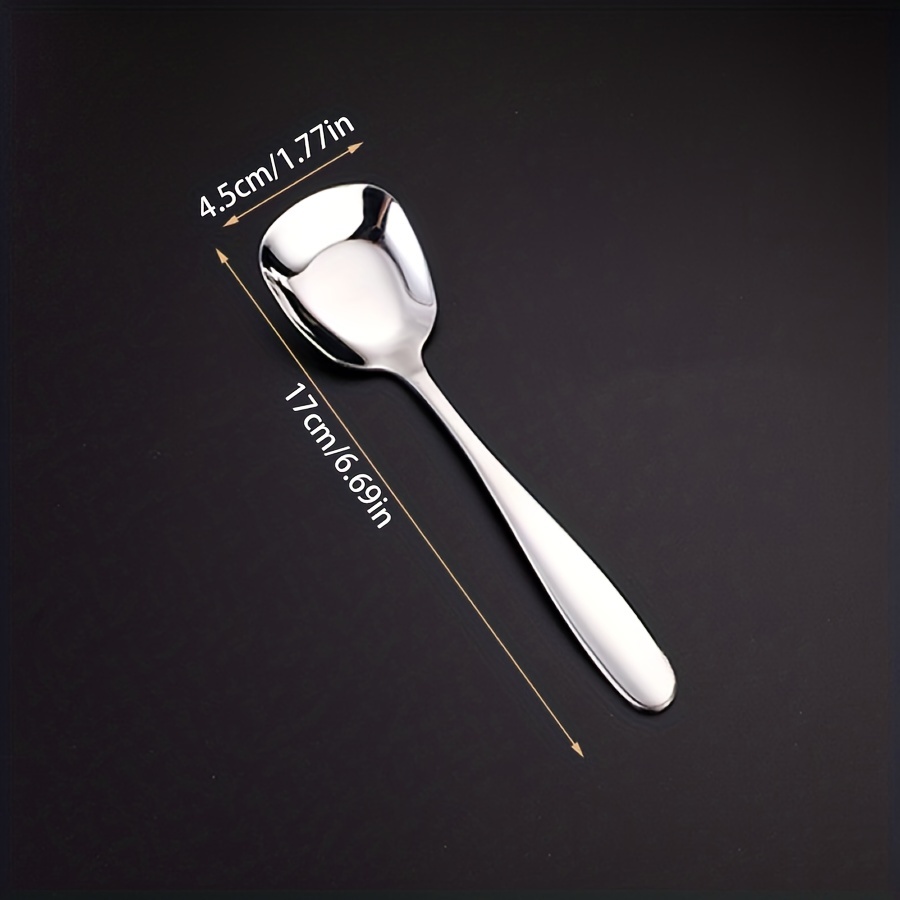 faderic dessert spoons, square head spoons, 18/10 stainless steel