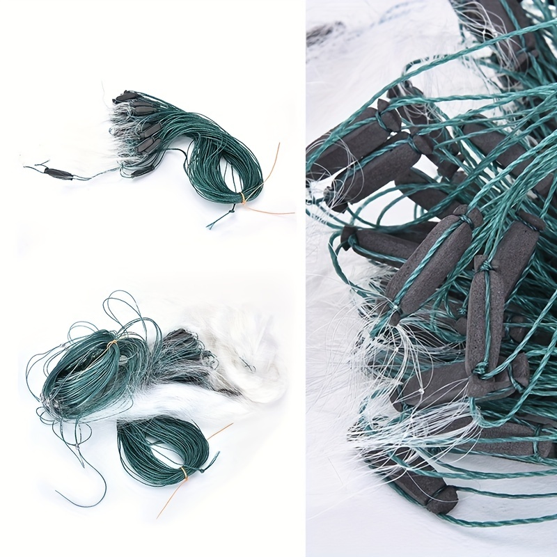 Nylon Fishing Net Monofilament Gill With Float Fish Trap Accessory Tools  Supply