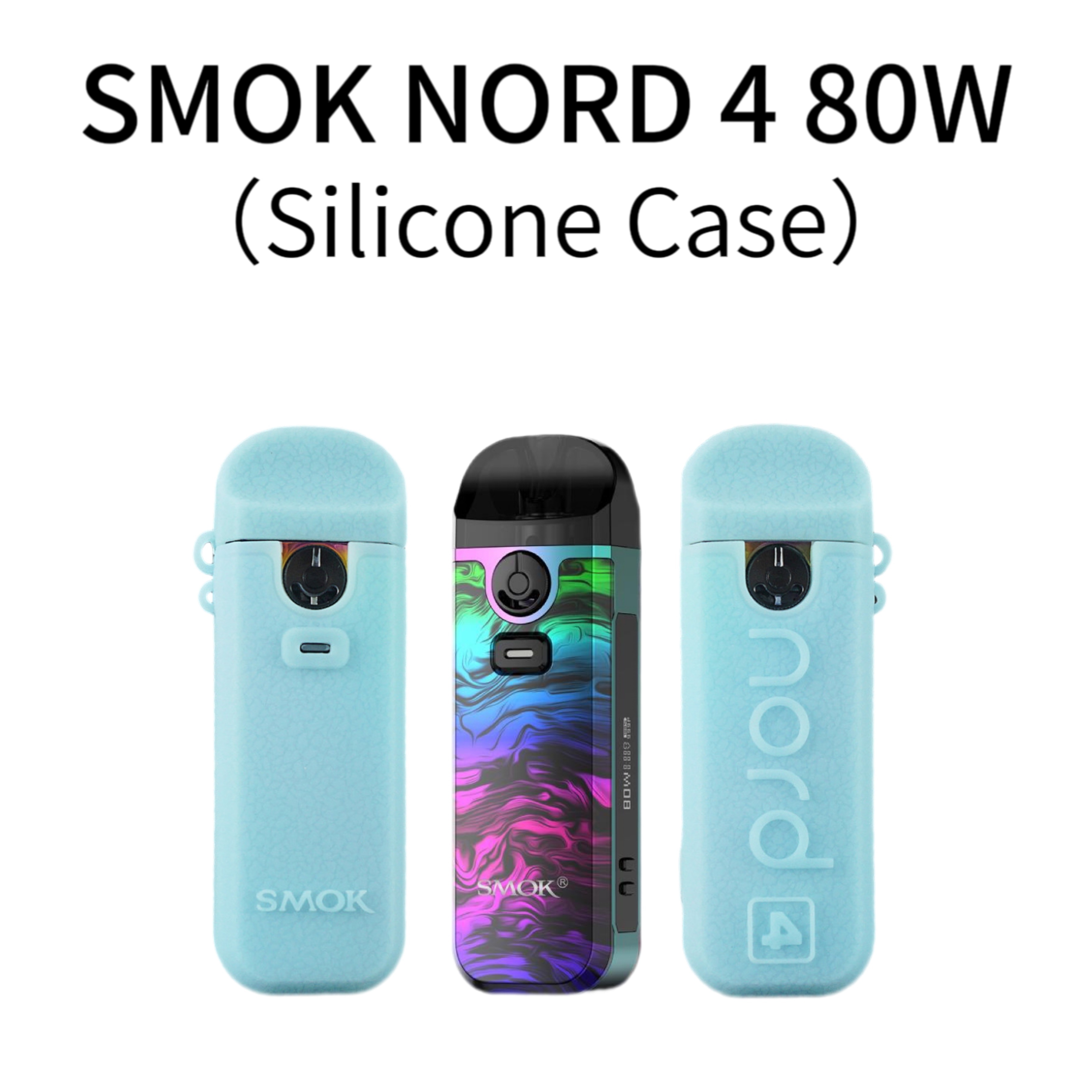 For Smok Novo 4 Textured Case: Silicone Cover Protective Rubber