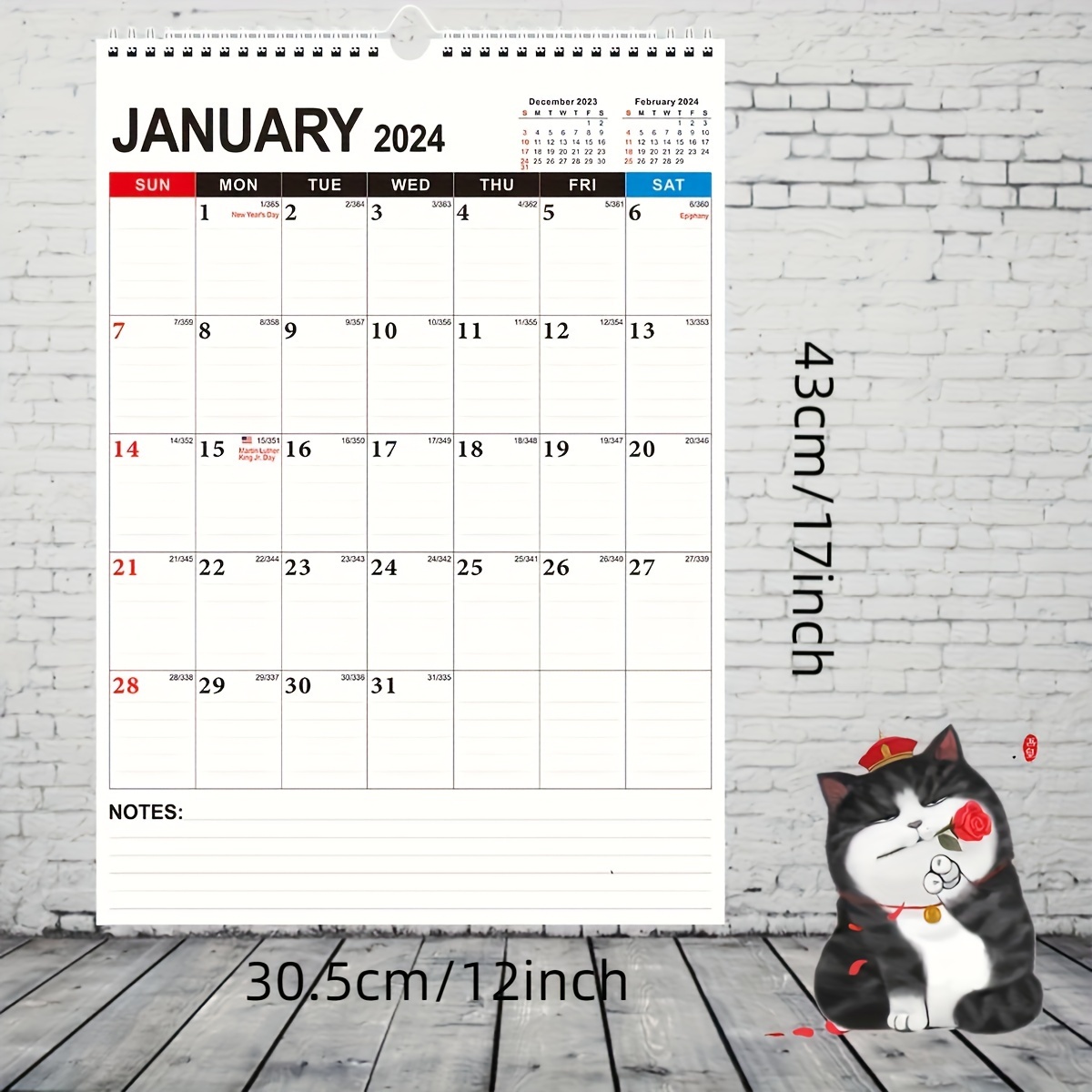 Calendar 2024 English Version Calendar January 2024 June - Temu