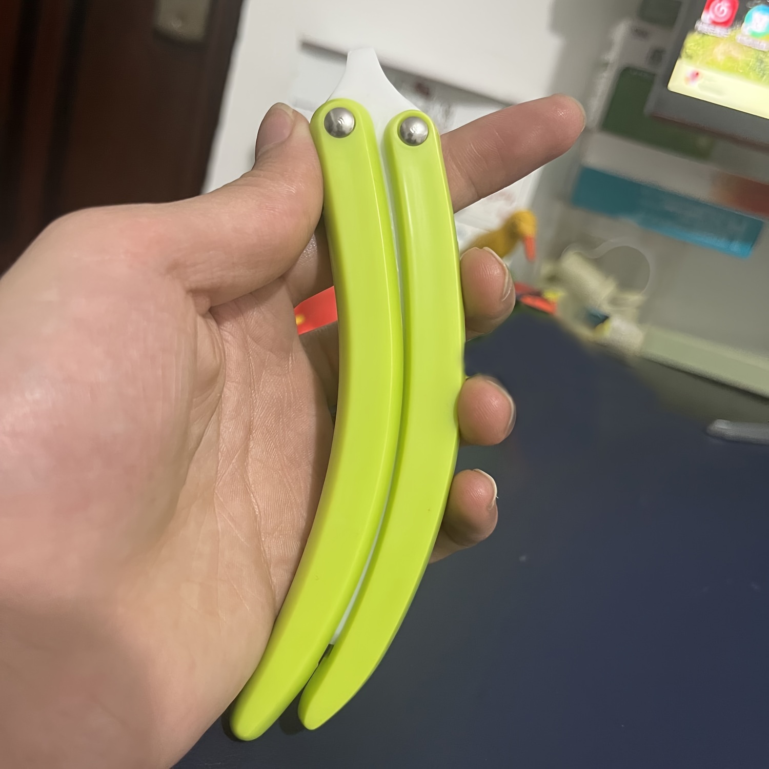 Banana Butterfly Knife Stress Relief Toy Banana Toy Hot Dog - Temu