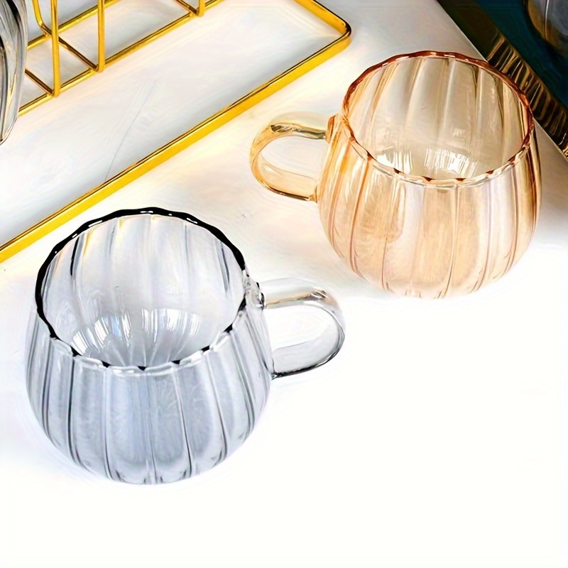 Double Walled Glass Teacups Pumpkin Shaped Tea Cups - Temu