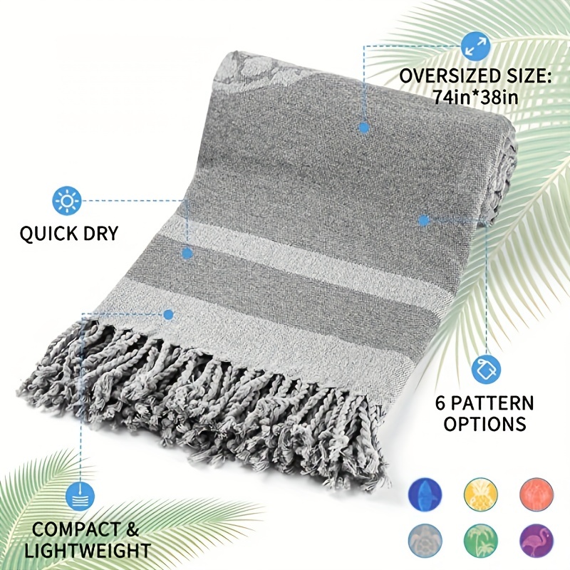 Extra Large Microfibre Lightweight Beach Towel Quick Dry Travel