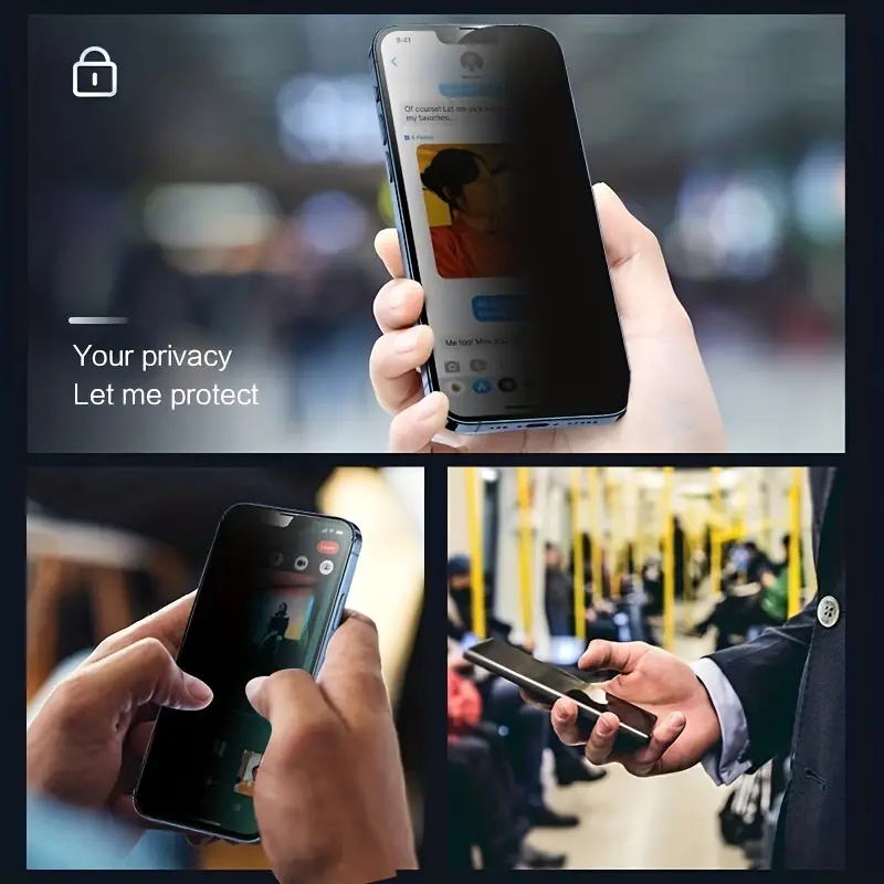 Protector Pantalla Privacidad Iphone 11 12 13 14 Pro Max - Temu