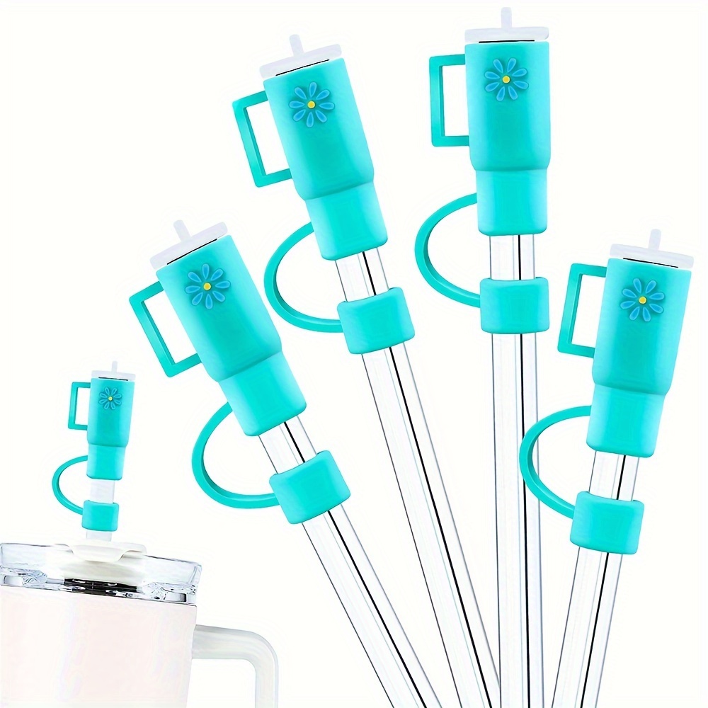 Cute Silicone Straw Stoppers For 30 Stanley Cup Soft Cup - Temu