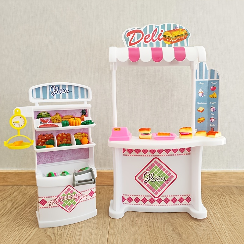 Gloria Supermarket Playset Point Doll Supermarket Play House