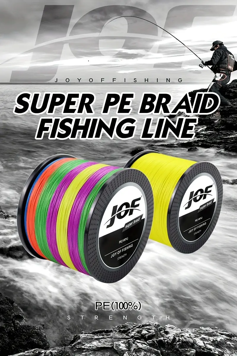 Jof 20 30 38 43 52 65 Fishing Line 8 Braided Pe Fishing Line - Temu