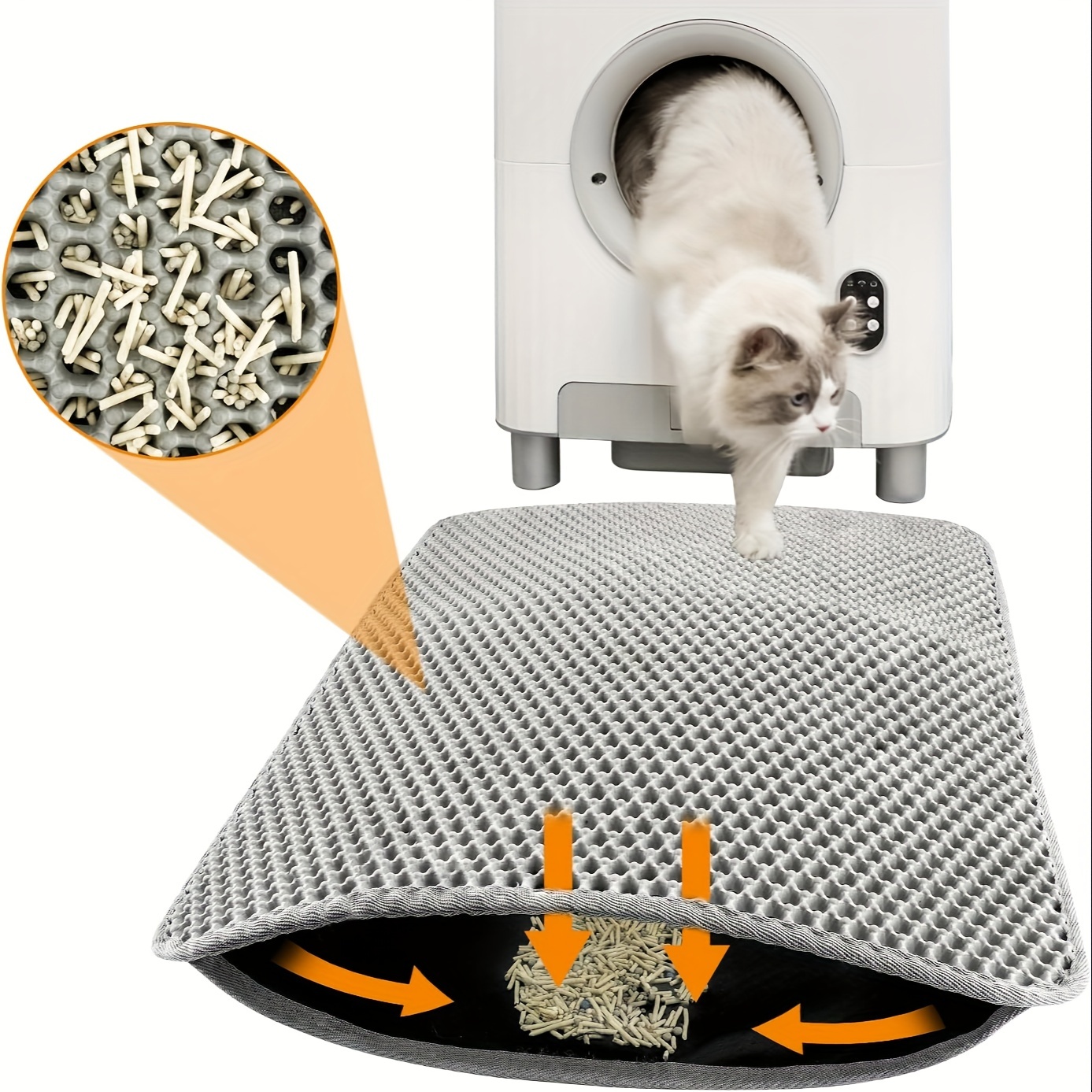 Cat toilet mat hotsell