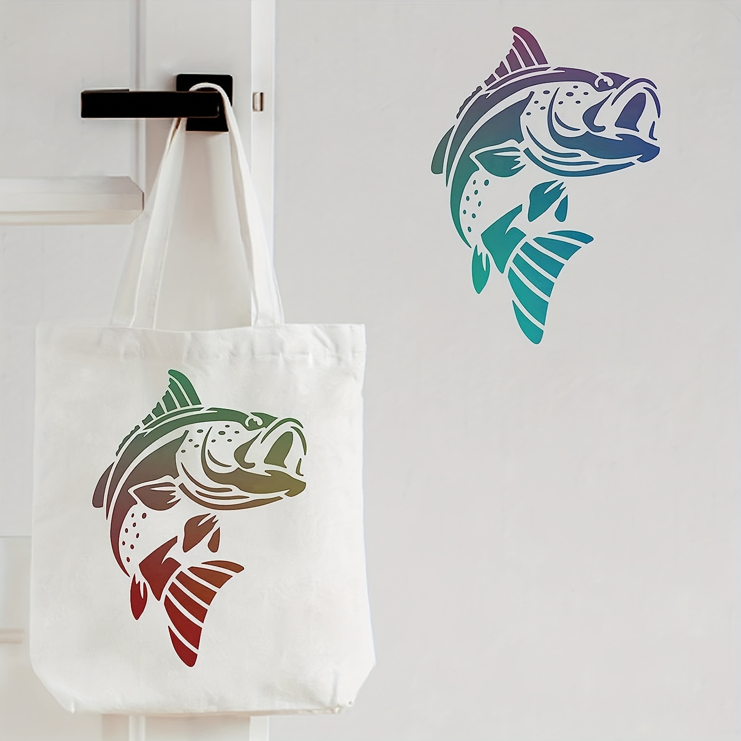 Trout Fish Stencil - Fish Stencil Art, Fish Design, Trout Stencil, Fish,  Fish Stencil Print : Arts, Crafts & Sewing 