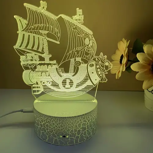 Anime One Piece 3D Metal Puzzle DIY Thousand Sunny Pirate Ship Model Action  Figure Collectible Cartoon