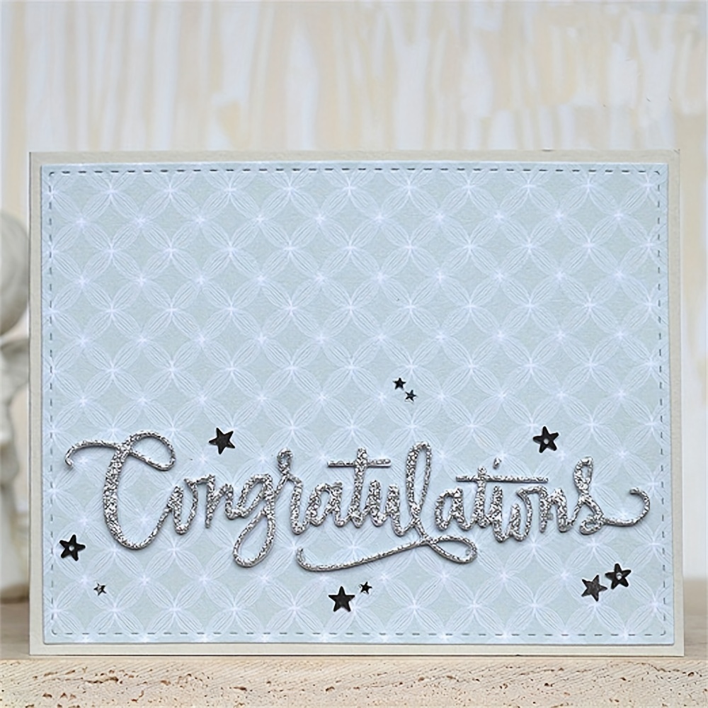 Metall-Stanzform Für Karten & Scrapbooking | Hängeetikett-Design | Ca. 8x3,5 Cm | Aus Karbonstahl