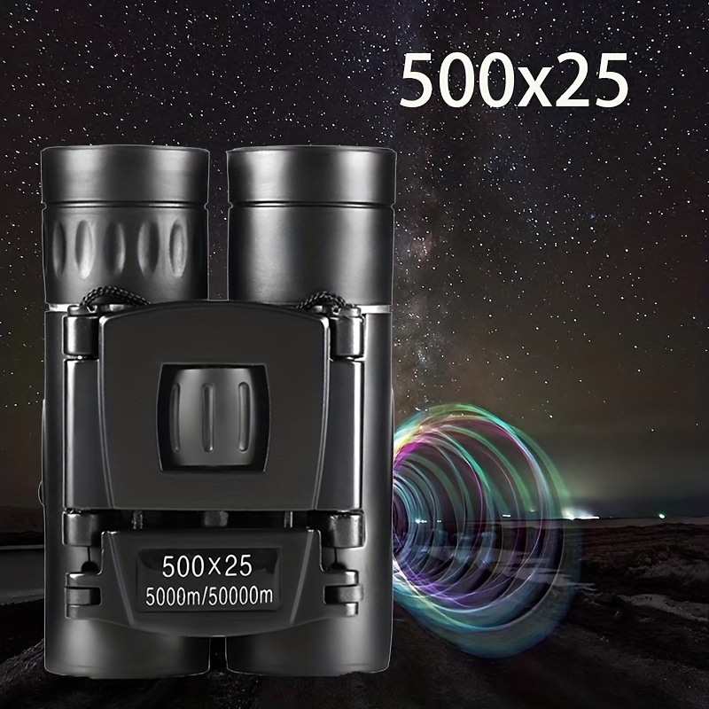 Binoculares potentes HD de 16,404.2 ft de largo alcance plegable, mini  telescopio profesional de caza zoom militar BAK4 FMC Óptica para deportes  al