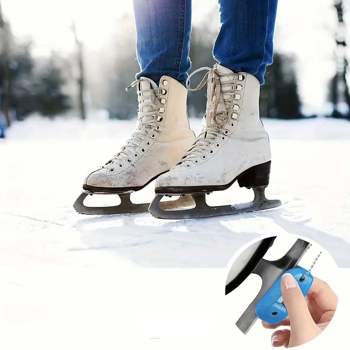 Bolsa de patines de ruedas portátil para niño y niña, bolsa transpirable  para patinaje sobre hielo